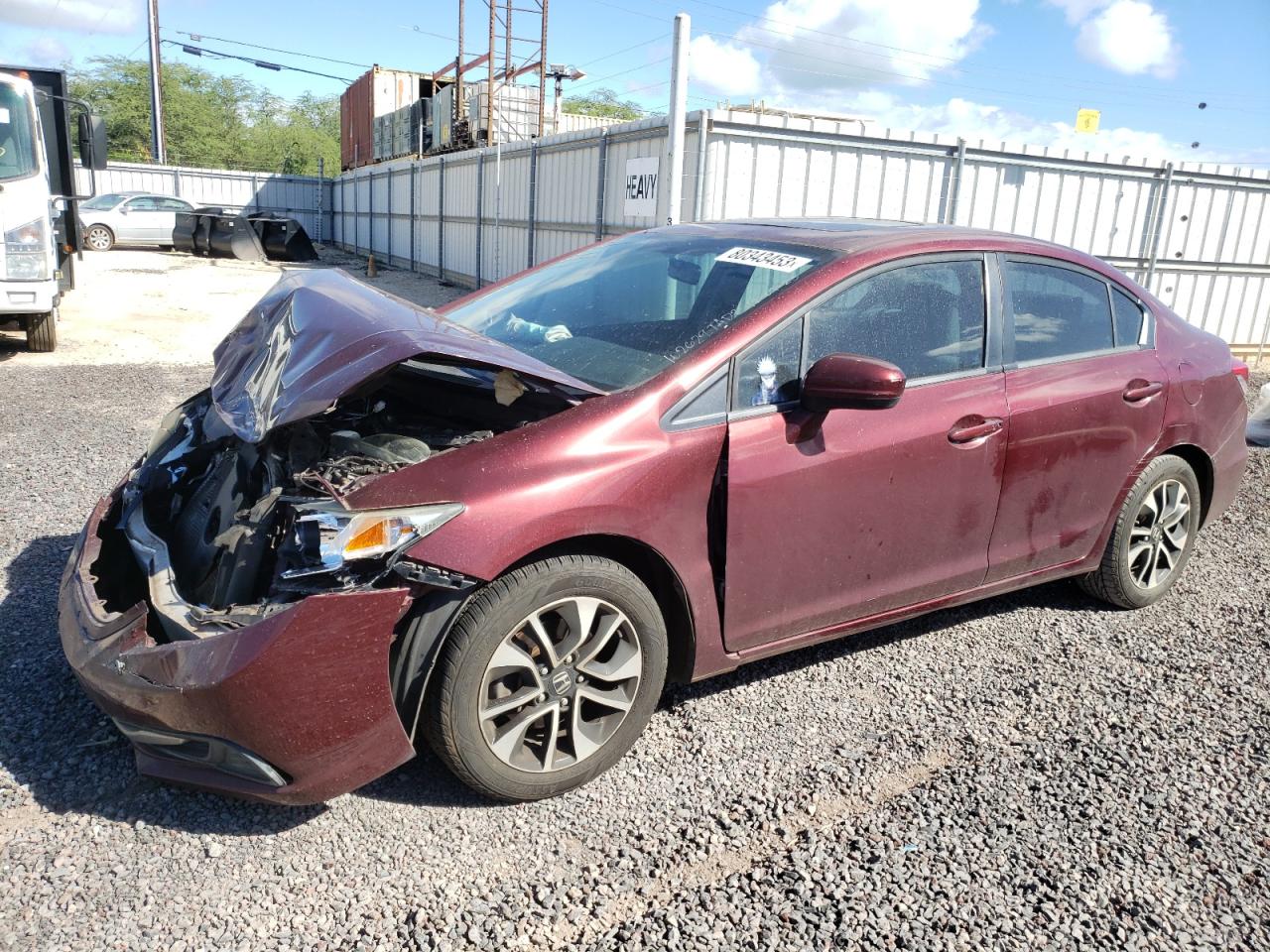 2015 HONDA Civic VIN 2HGFB2F81FH526768 photo 1