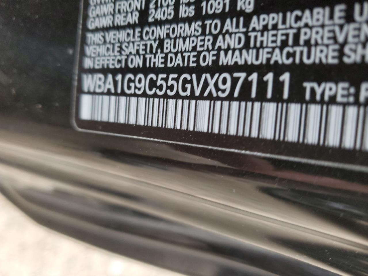 2016 BMW 2 series VIN WBA1G9C55GVX97111 photo 12
