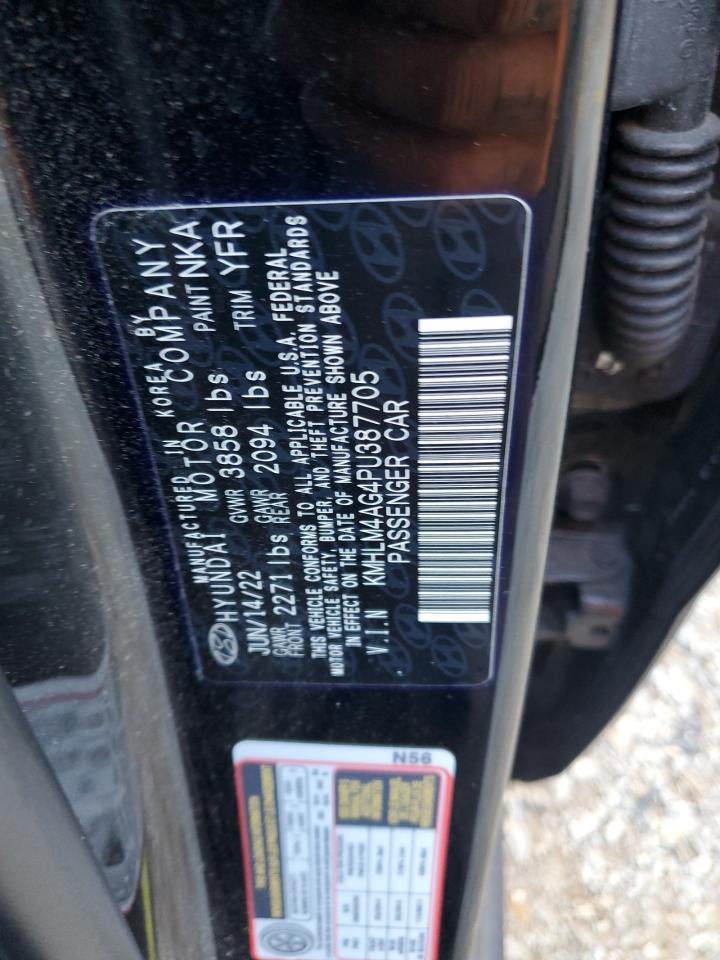 2023 Hyundai Elantra VIN KMHLM4AG4PU387705 photo 12