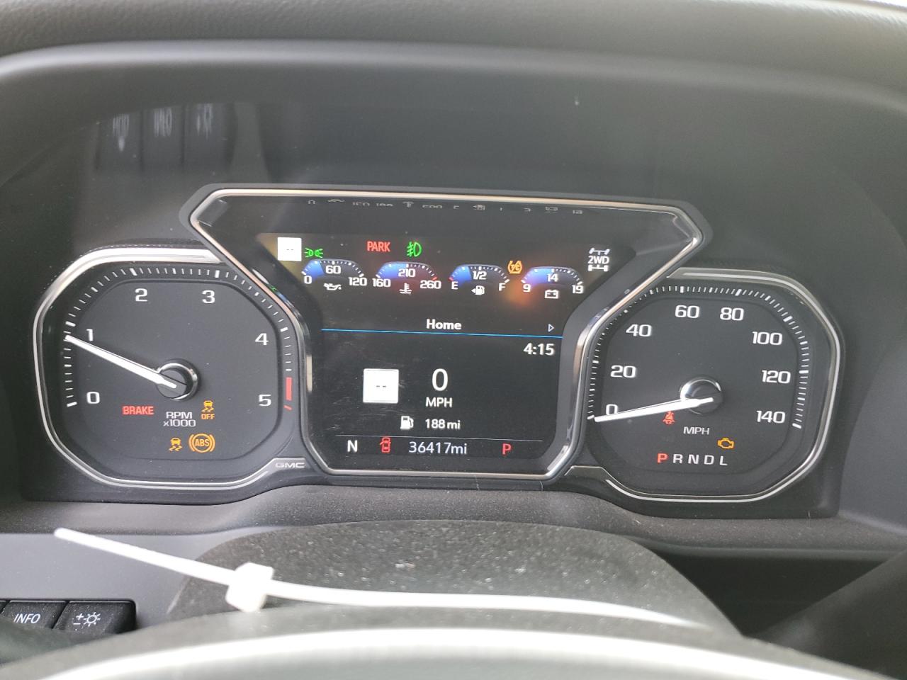 2021 GMC SIERRA VIN 1GT49REY6MF141796 photo 9