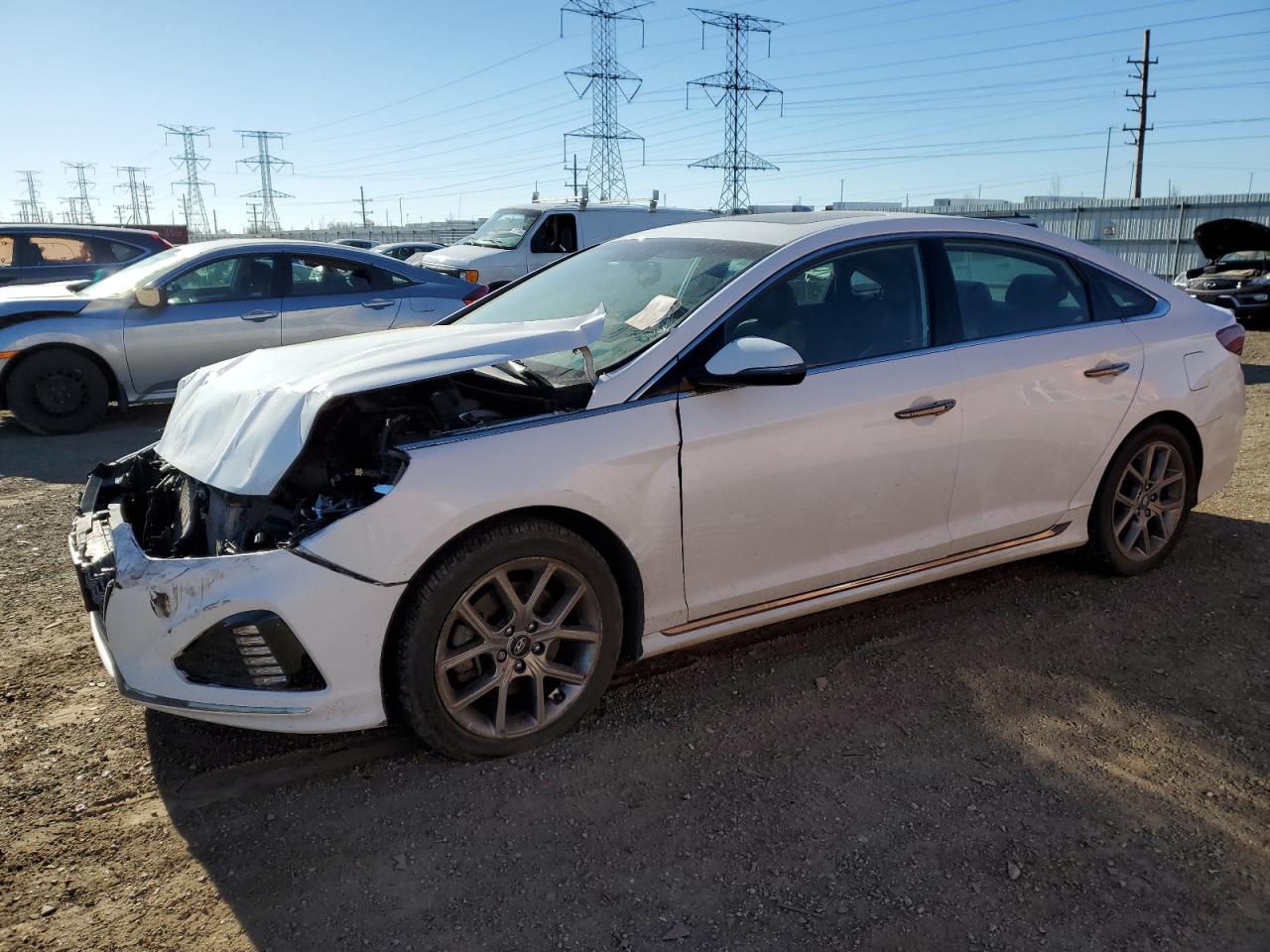 2018 HYUNDAI Sonata VIN 5NPE34AB3JH693901 photo 1