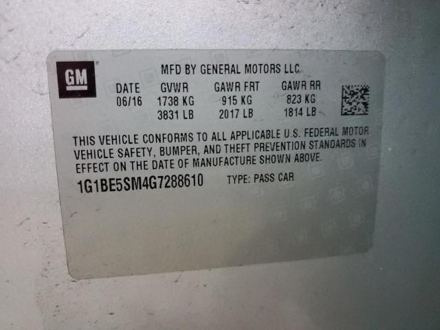 2016 Chevrolet Cruze lt VIN 1G1BE5SM4G7288610 photo 12