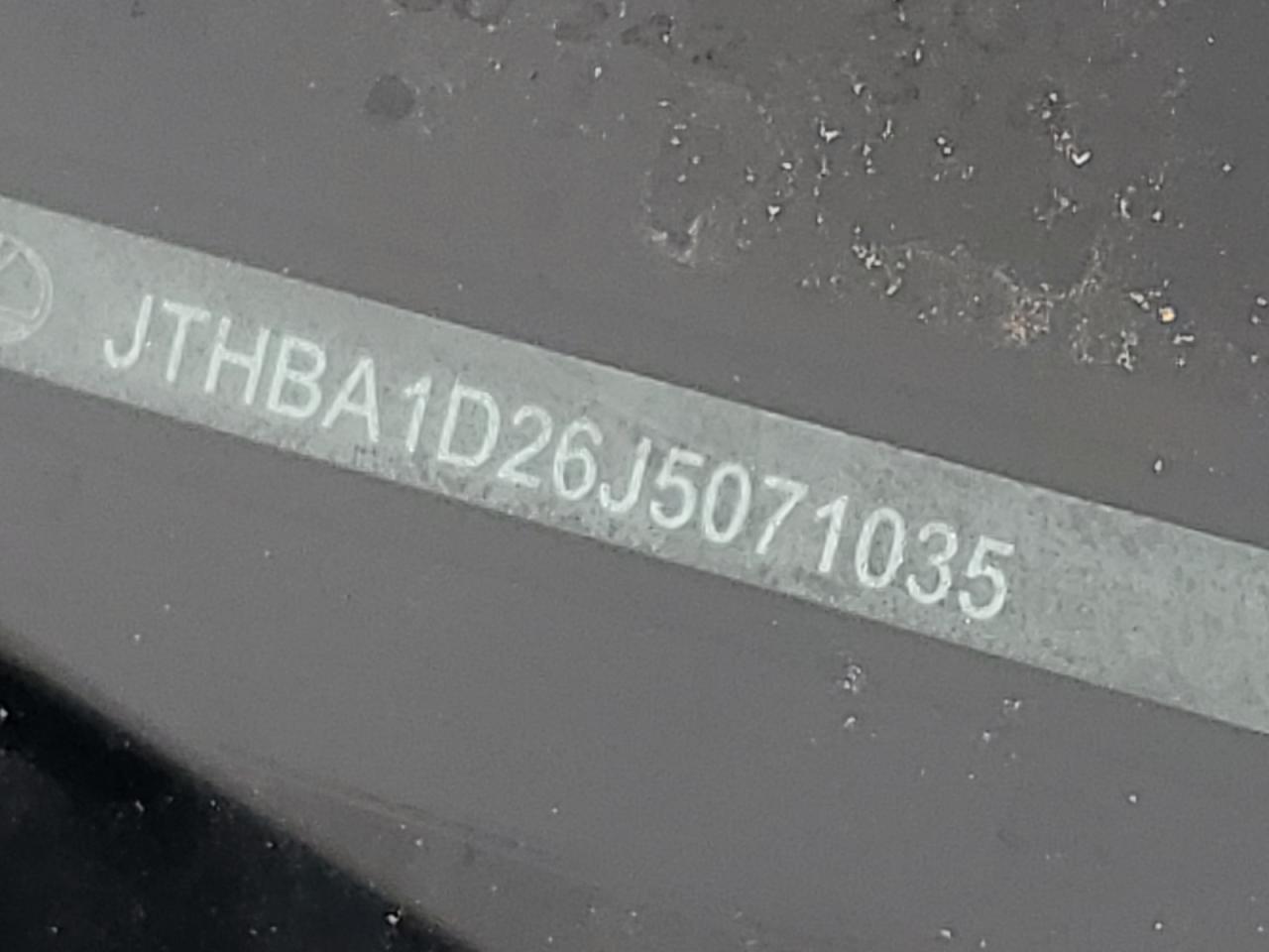 2017 Lexus Is VIN JTHCM1D25H5016551 photo 12
