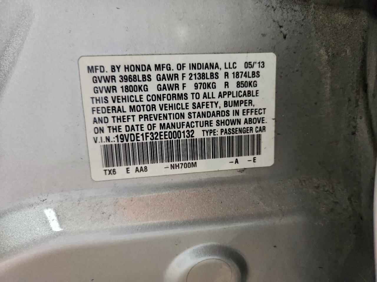 2014 Acura Ilx VIN 19VDE1F32EE000132 photo 12