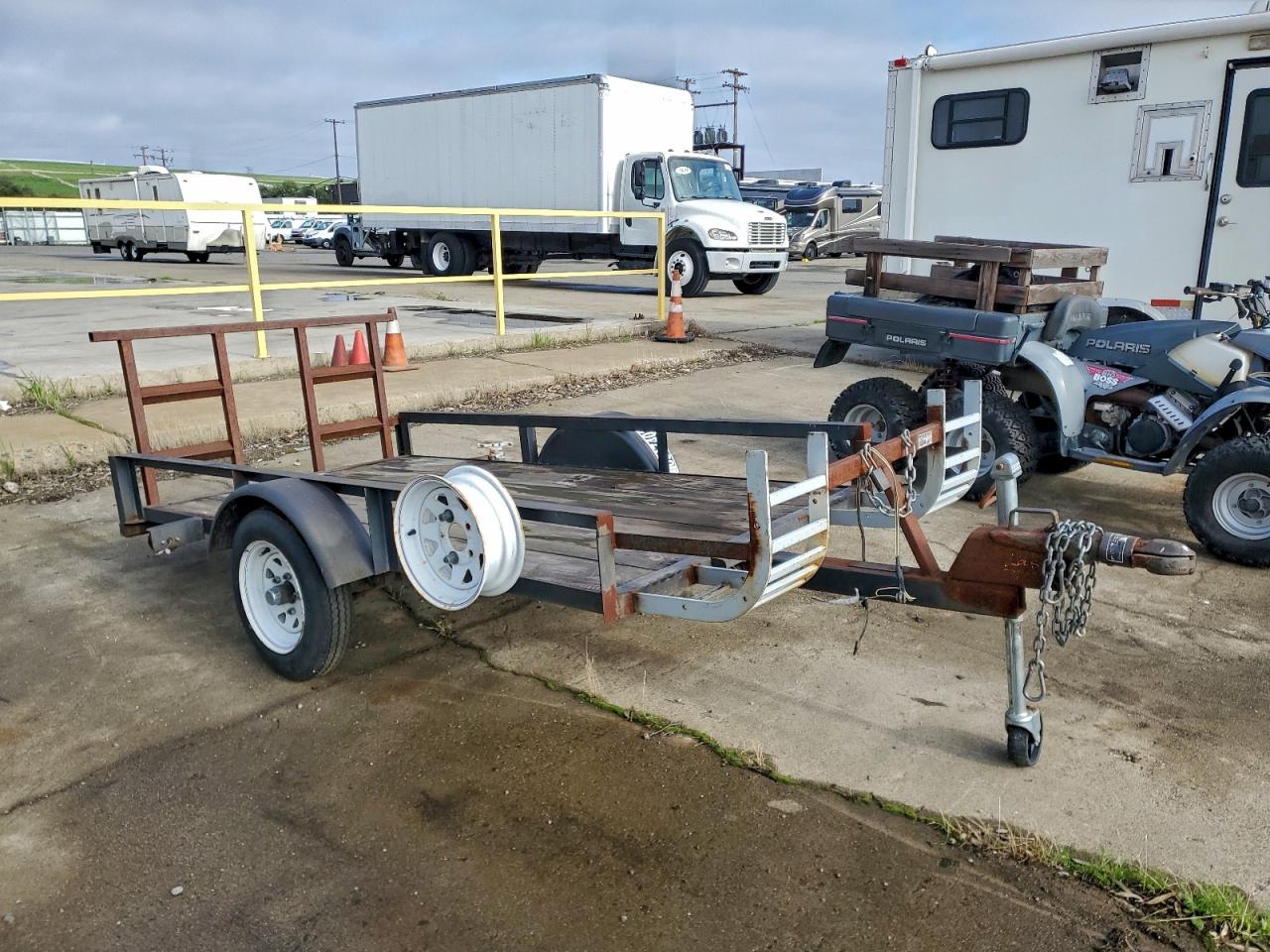 1989 TEXAS BRAGG 4X8LB UTILITY TRAILER VIN 17XFB081XK1893145 photo 1
