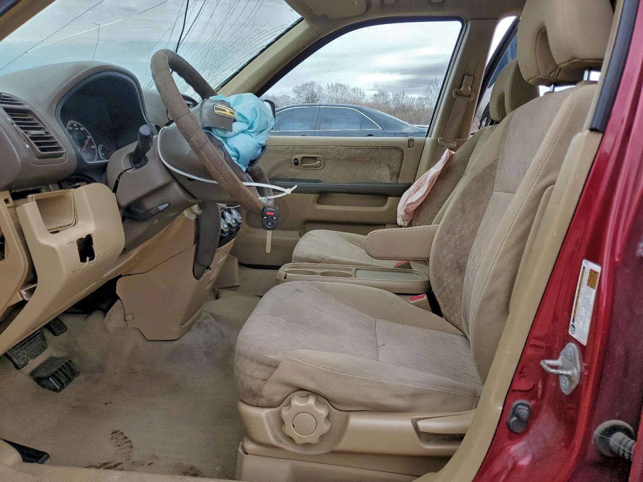 2005 Honda Crv VIN SHSRD68535U308991 photo 7