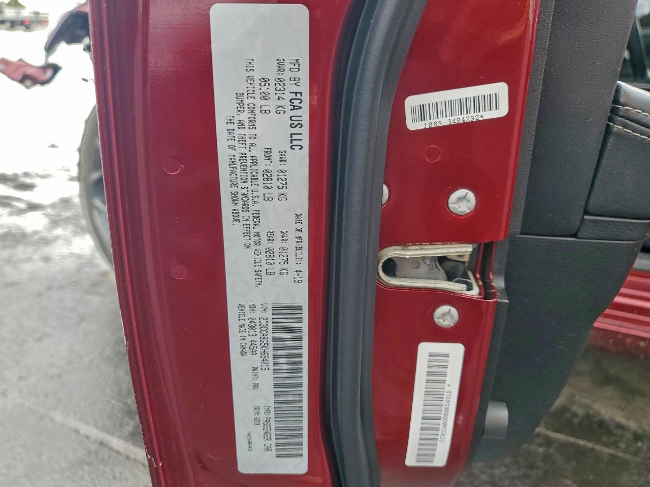 2019 Chrysler 300 VIN 2C3CCABG5KH654015 photo 12
