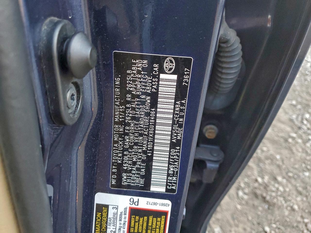2016 Toyota Camry sola VIN 4T1BD1FK8GU184064 photo 12