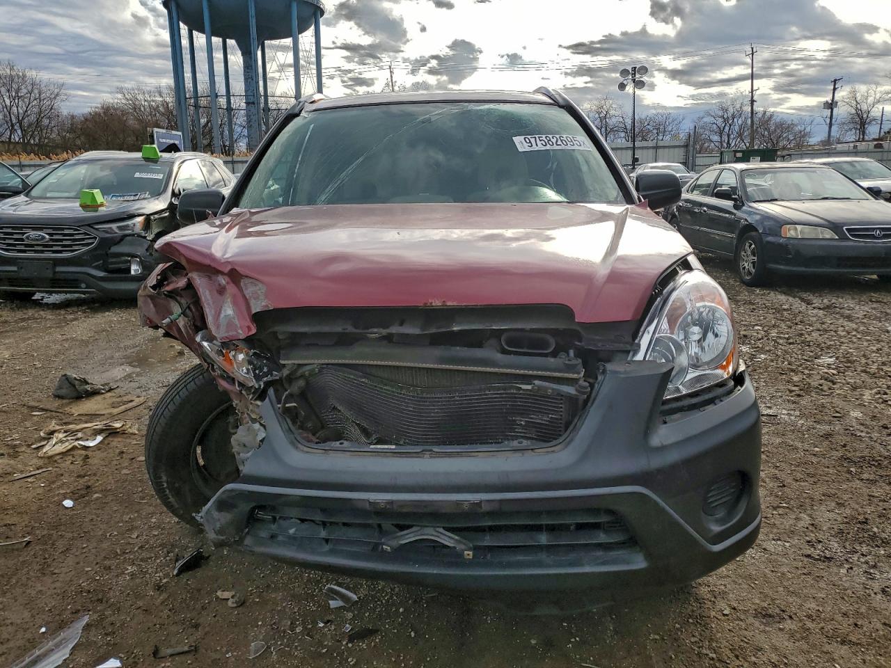 2005 Honda Crv VIN SHSRD68535U308991 photo 5