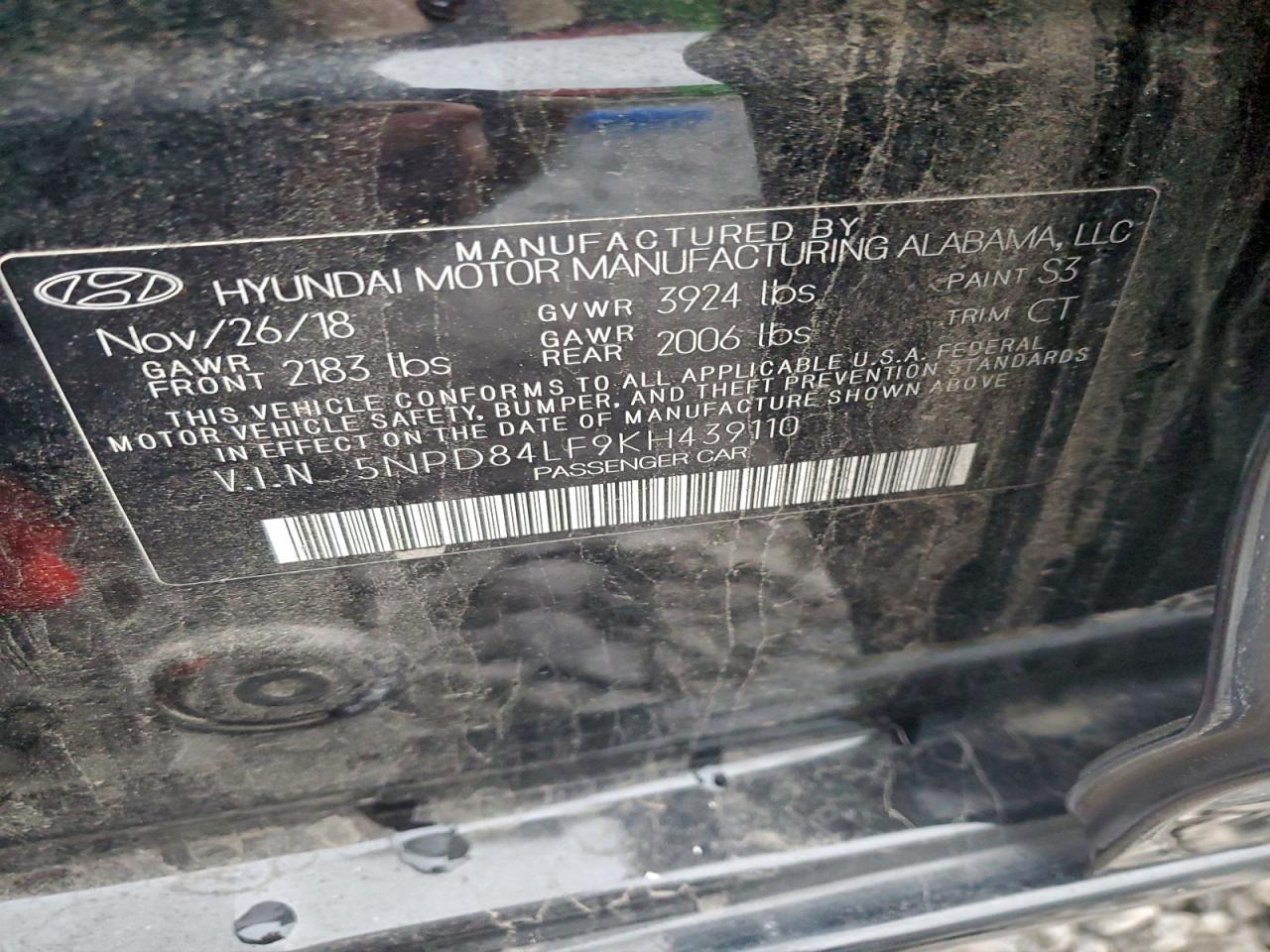 2019 Hyundai Elantra VIN 5NPD84LF9KH439110 photo 12