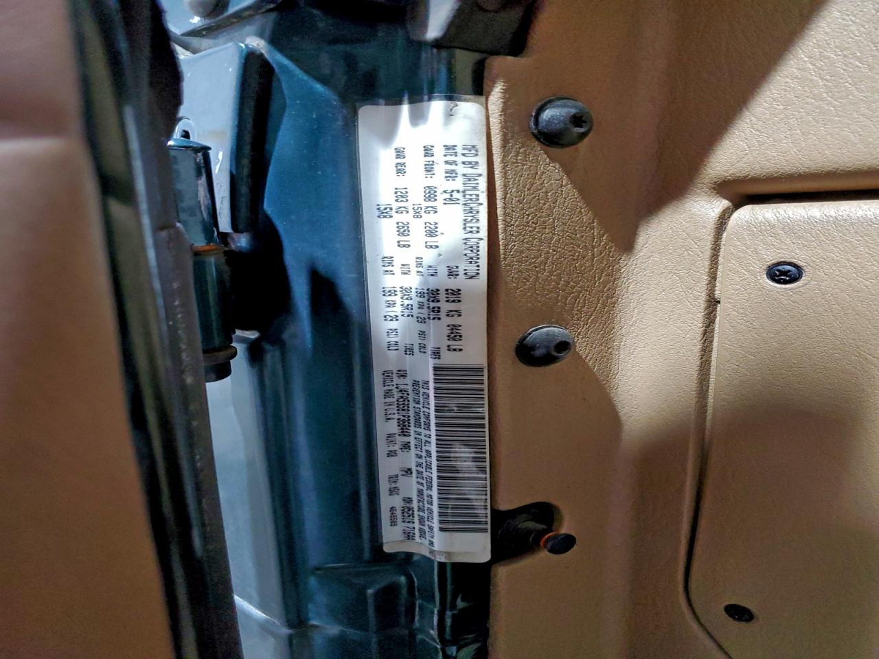 2001 Jeep Wrangler / VIN 1J4FA59S81P368440 photo 12