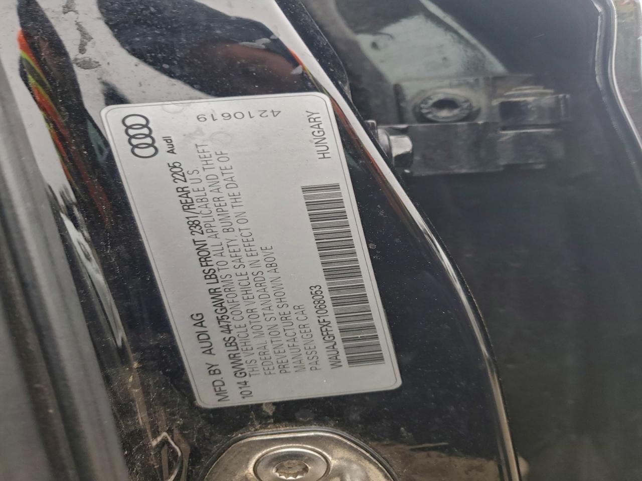 2015 Audi A3 VIN WAUAJGFFXF1068053 photo 12