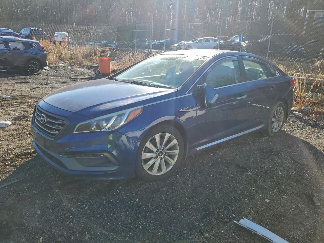 2015 HYUNDAI Sonata VIN 5NPE34AFXFH031887 photo 1
