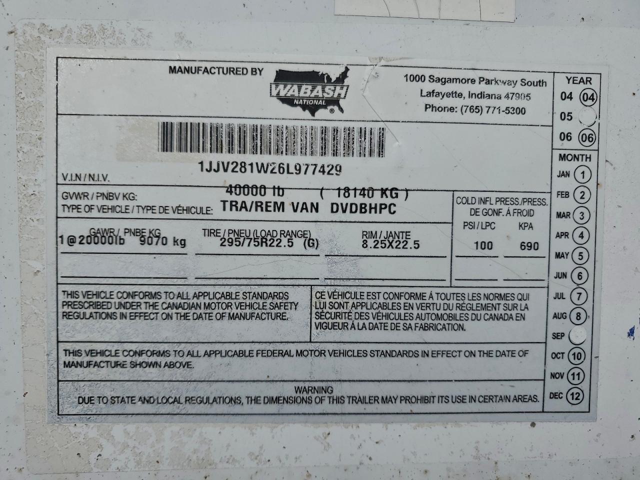 2006 WABA All models VIN 1JJV281W26L977429 photo 10