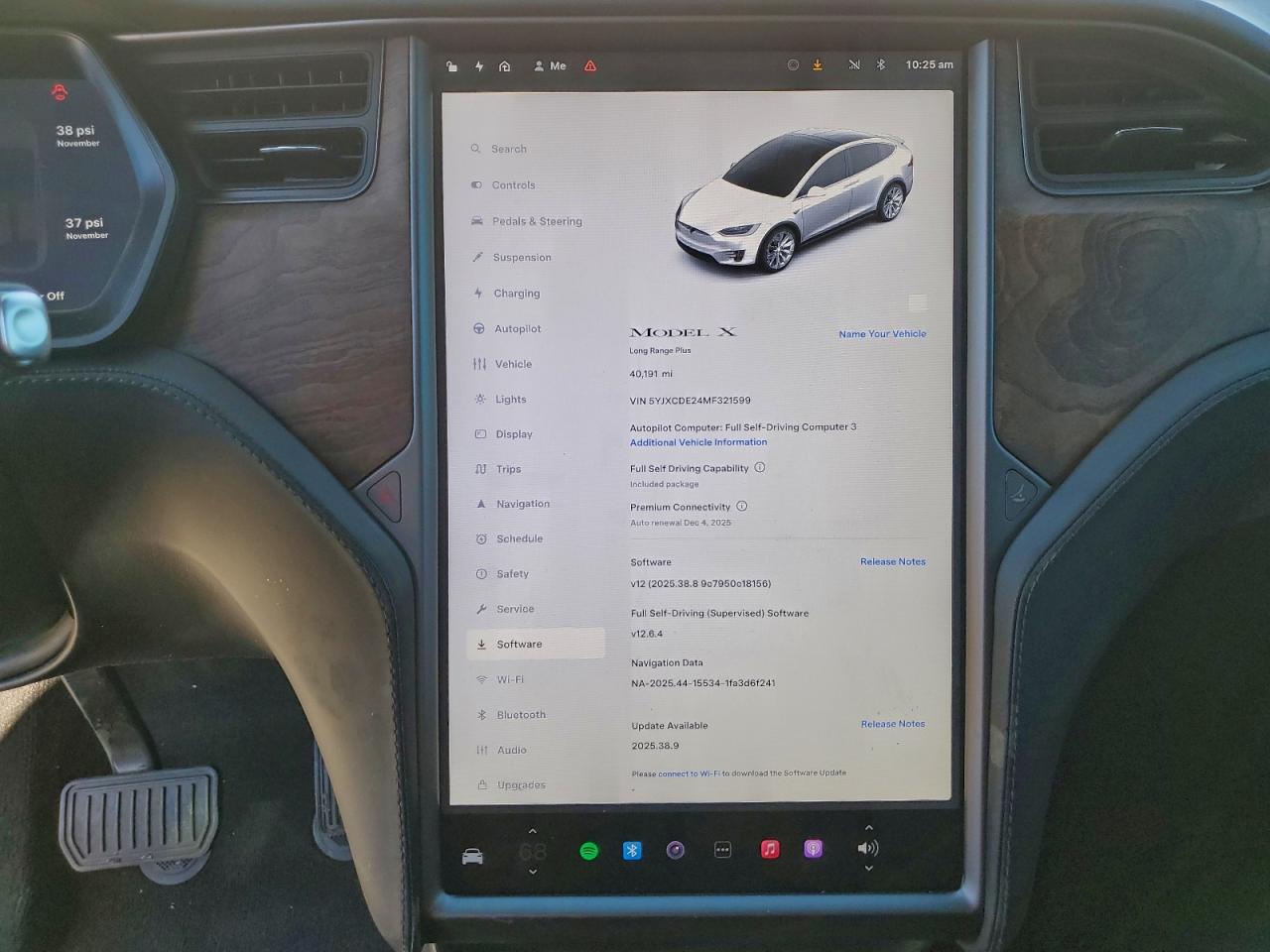 2021 Tesla Model x VIN 5YJXCDE24MF321599 photo 9