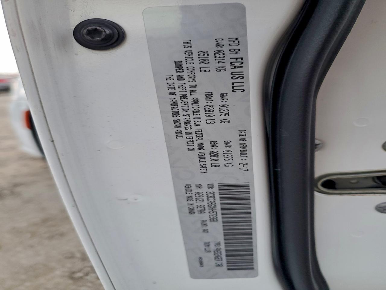 2017 Chrysler 300 VIN 2C3CCABGXHH572368 photo 12