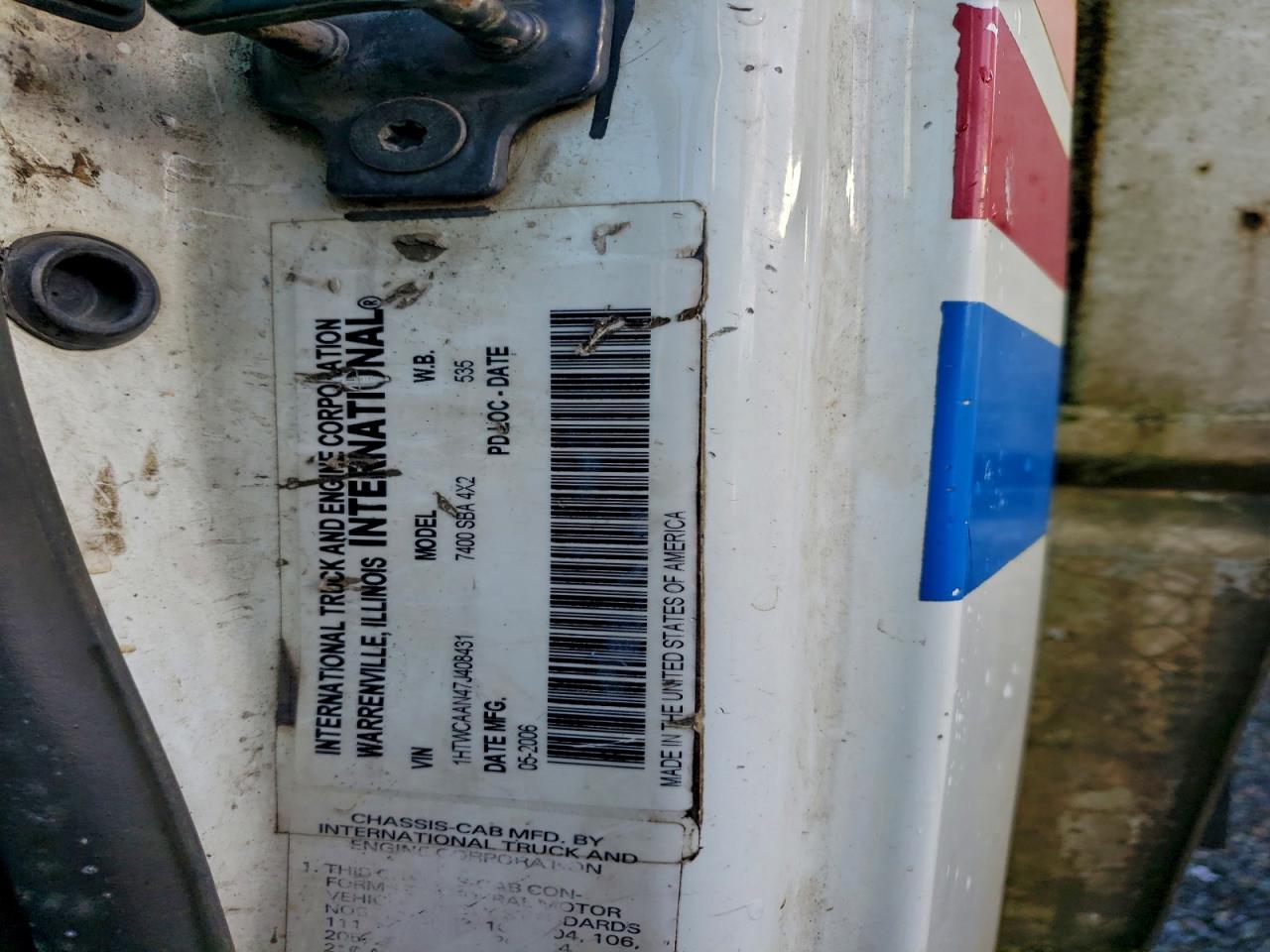 2007 International All models VIN 1HTWCAAN47J408431 photo 10