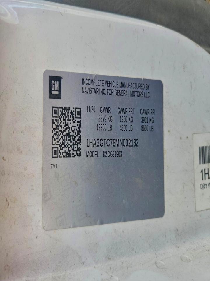 2021 Chevrolet All models VIN 1HA3GTC78MN002182 photo 12