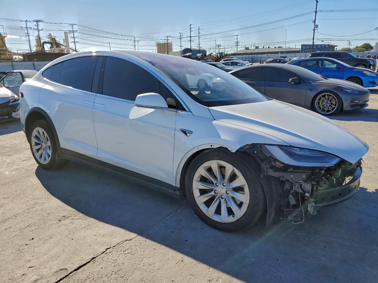 2021 Tesla Model x VIN 5YJXCDE24MF321599 photo 4