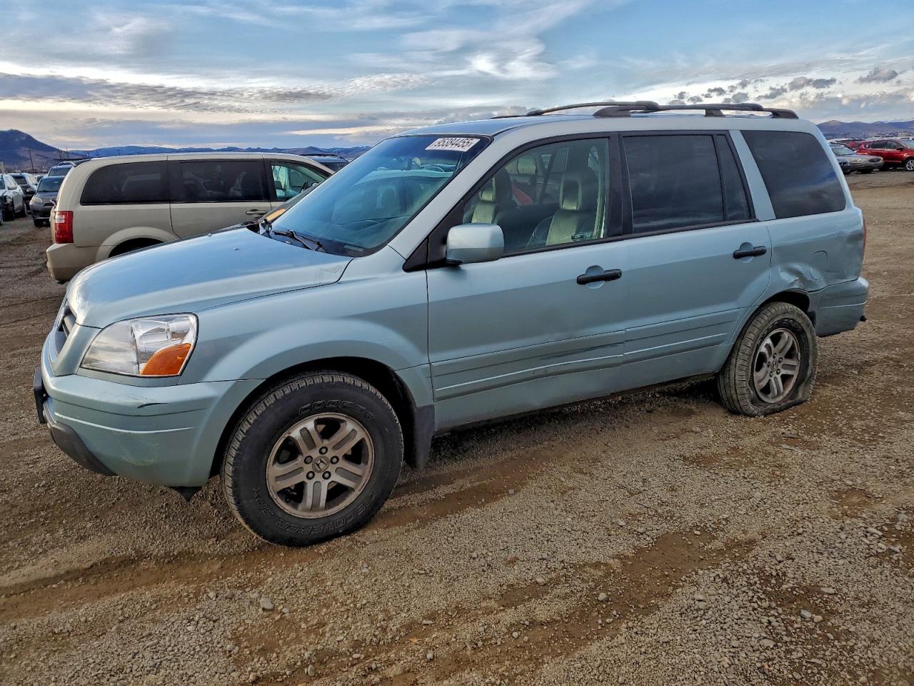 2003 HONDA Pilot VIN 2HKYF18633H514531 photo 1