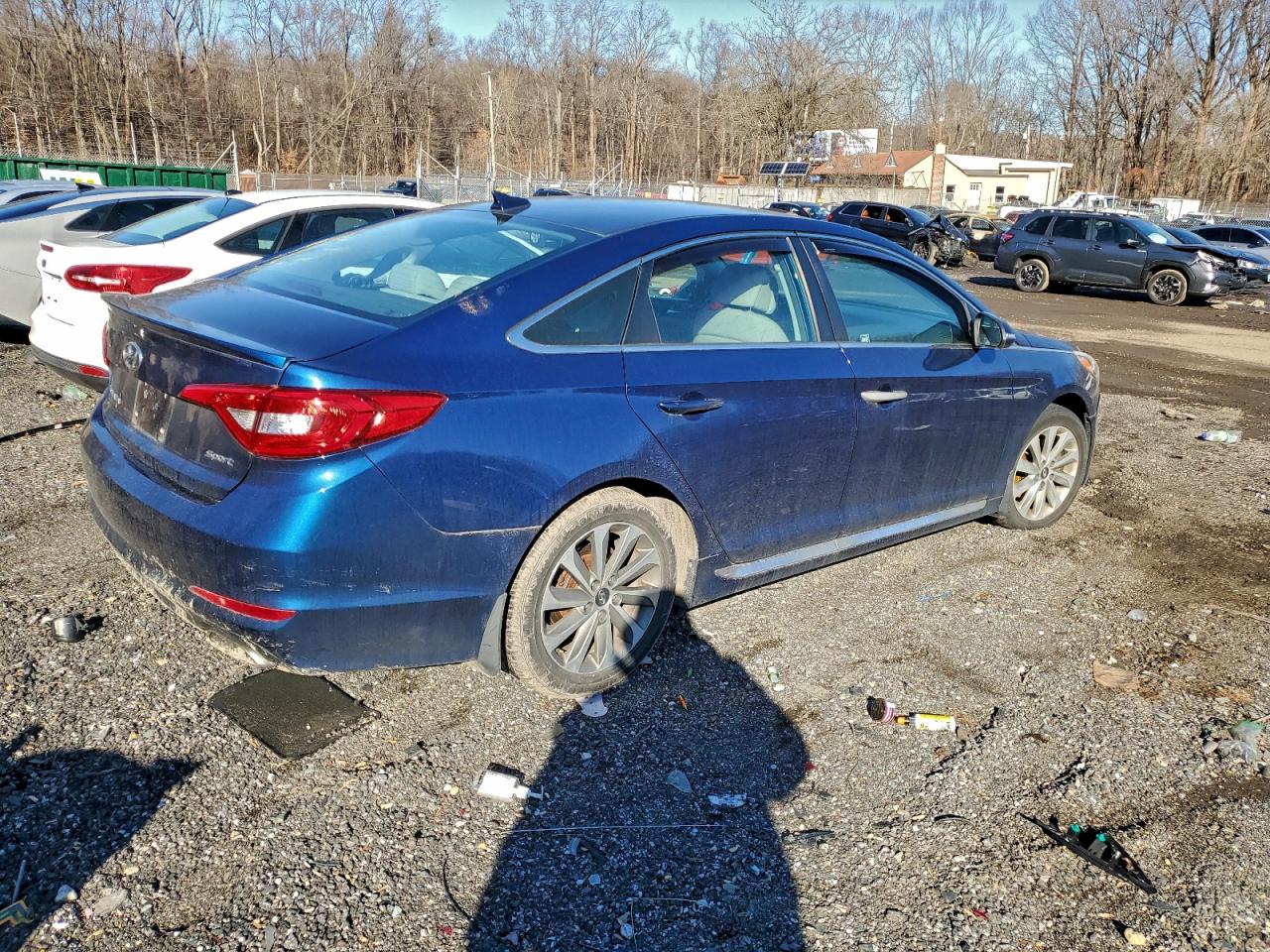 2015 HYUNDAI Sonata VIN 5NPE34AFXFH031887 photo 3
